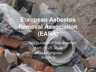 European Asbestos Removal Association (EARA)