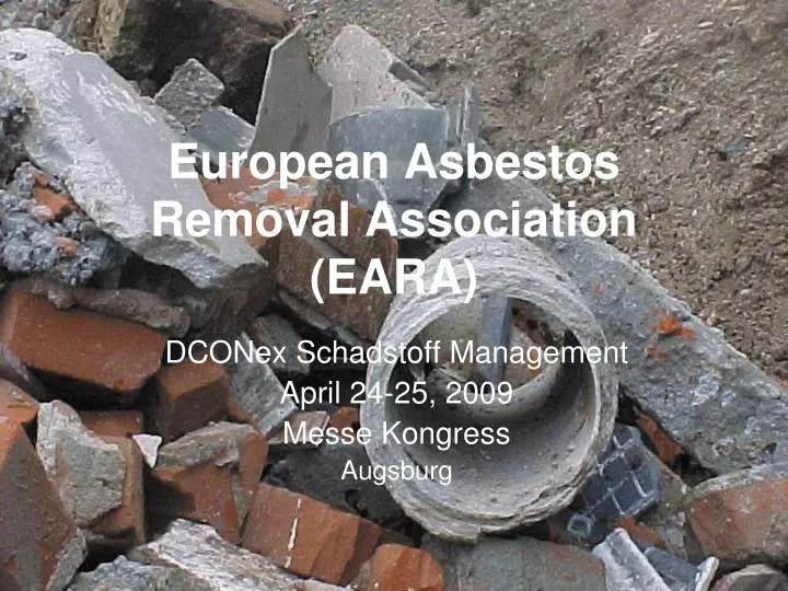 european asbestos removal association eara