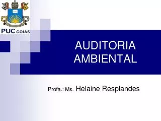auditoria ambiental