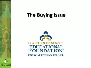 The Buying Issue
