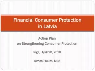Financial Consumer Protection in Latvia