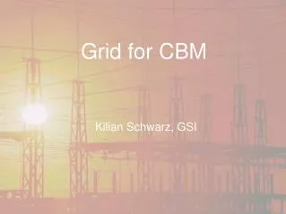 Grid for CBM