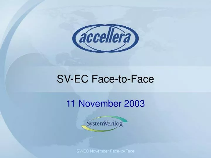 sv ec face to face