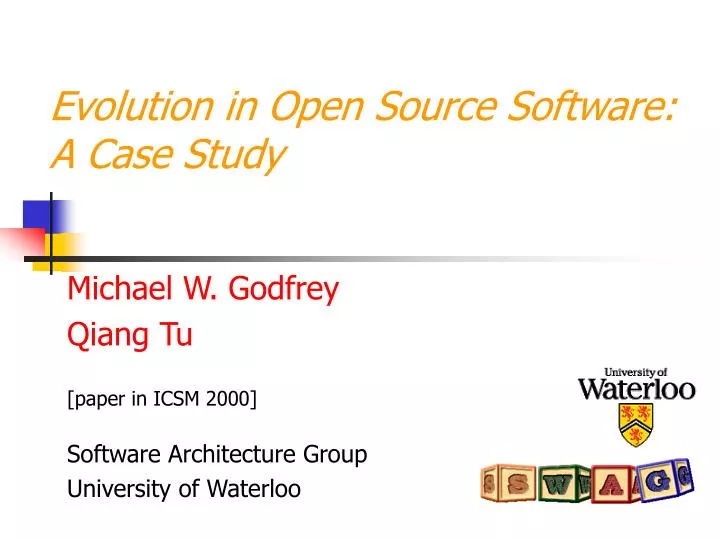 evolution in open source software a case study