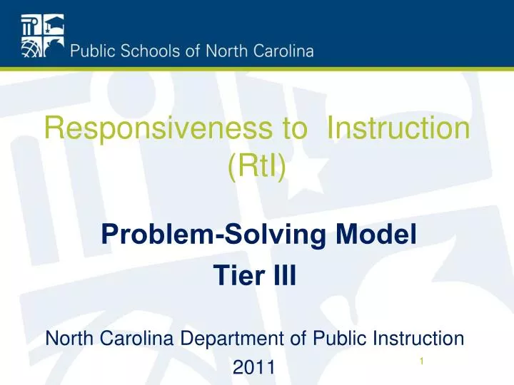 responsiveness to instruction rti