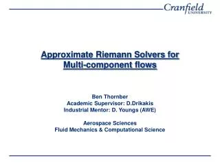 Approximate Riemann Solvers for Multi-component flows