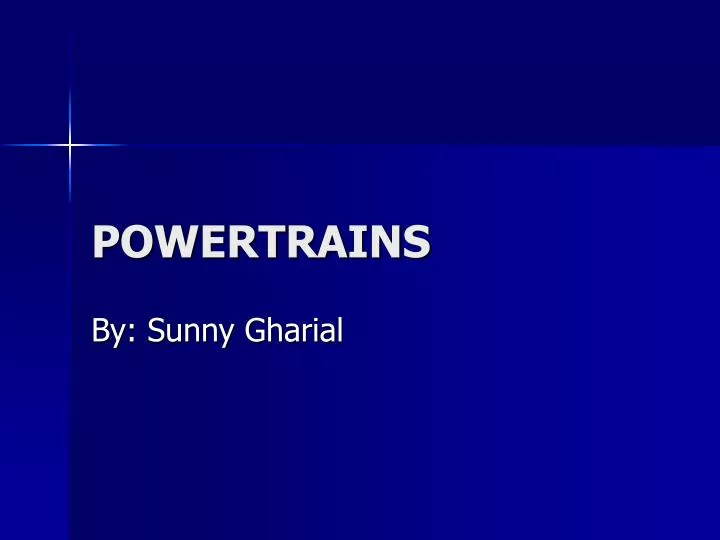 powertrains