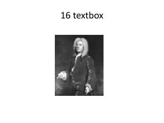 16 textbox