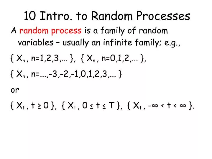 10 intro to random processes