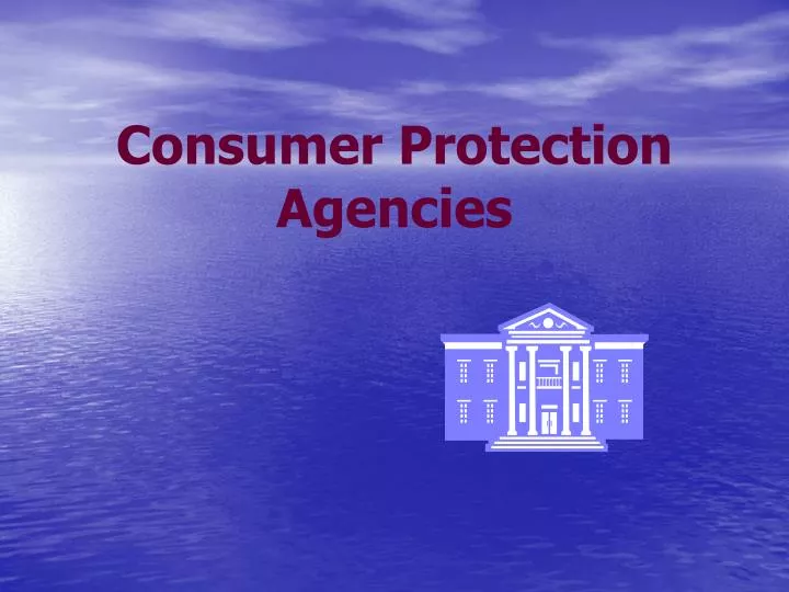 consumer protection agencies