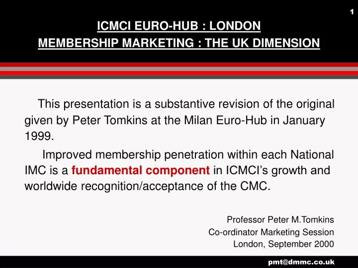 icmci euro hub london membership marketing the uk dimension