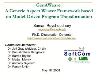 GenAWeave: A Generic Aspect Weaver Framework based on Model-Driven Program Transformation