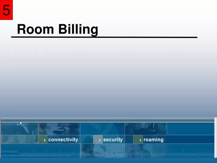 room billing