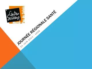 journ e r gionale sant