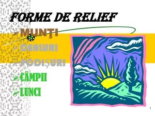 forme de relief