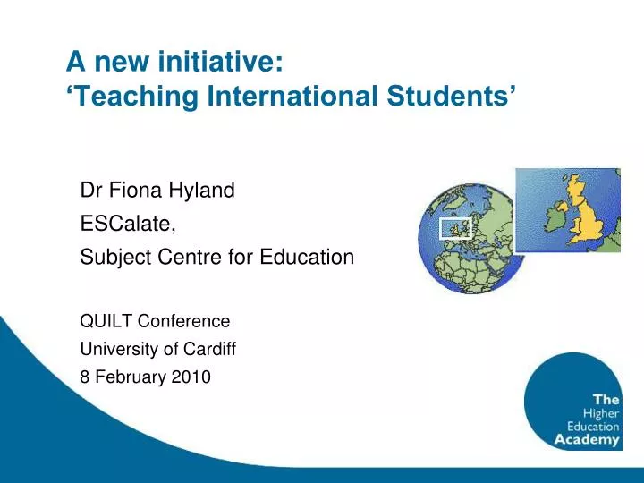 a new initiative teaching international students