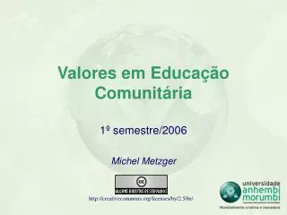 valores em educa o comunit ria
