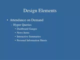 Design Elements