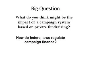 Big Question