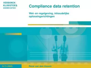compliance data retention