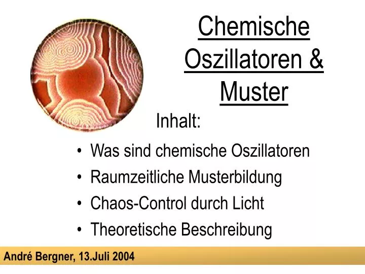chemische oszillatoren muster