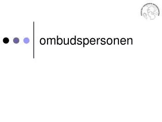 ombudspersonen