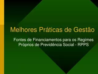 melhores pr ticas de gest o