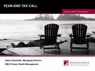YEAR-END TAX CALL