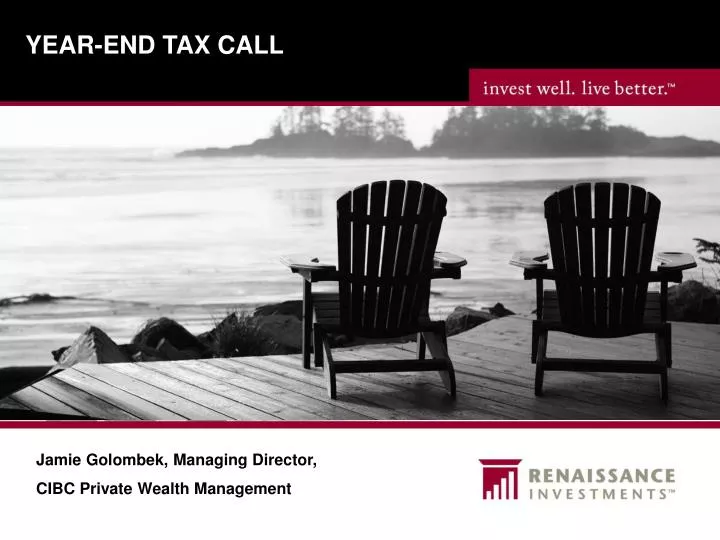 year end tax call
