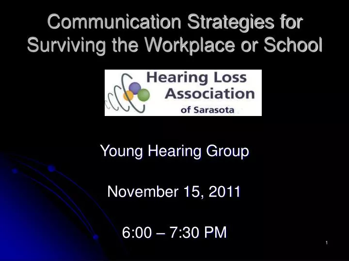 communication strategies for surviving the workplace or school