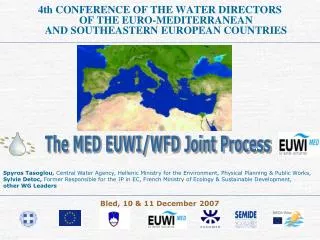 The MED EUWI/WFD Joint Process