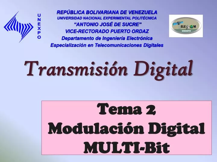 tema 2 modulaci n digital multi bit