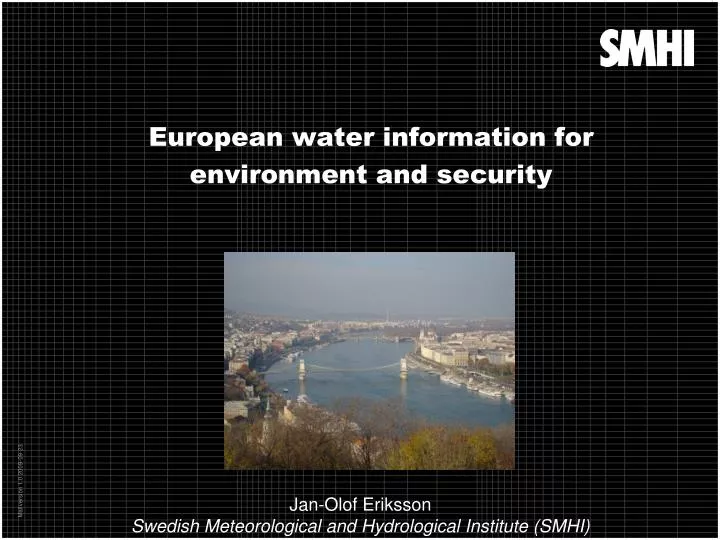 european water information for environment and security
