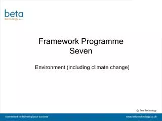 Framework Programme Seven