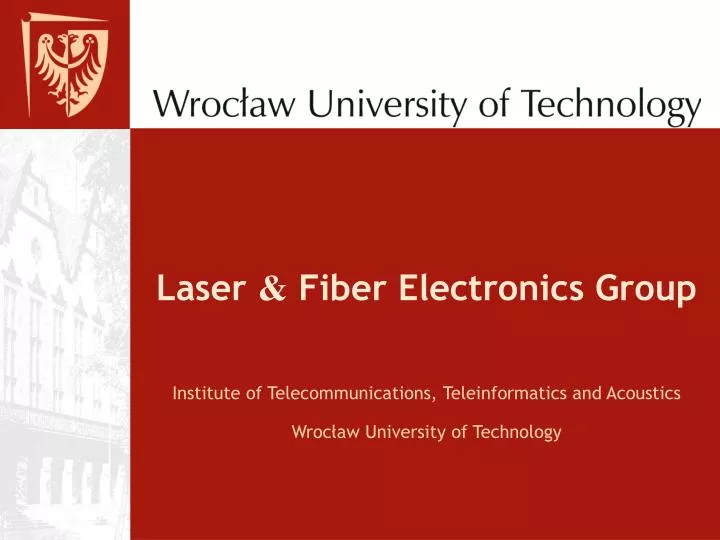 laser fiber electronics group