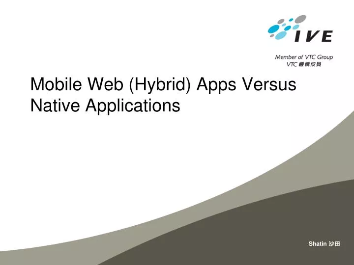 mobile web hybrid apps versus native applications