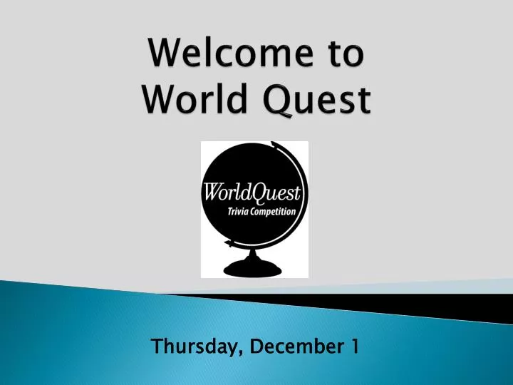 welcome to world quest