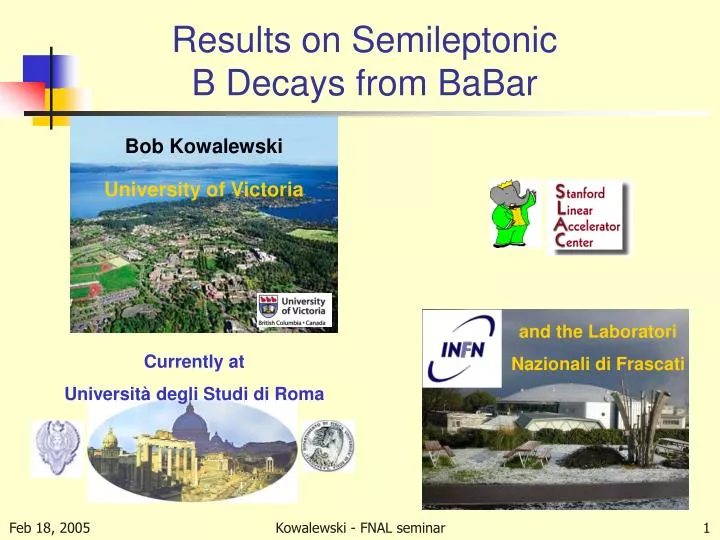 results on semileptonic b decays from babar