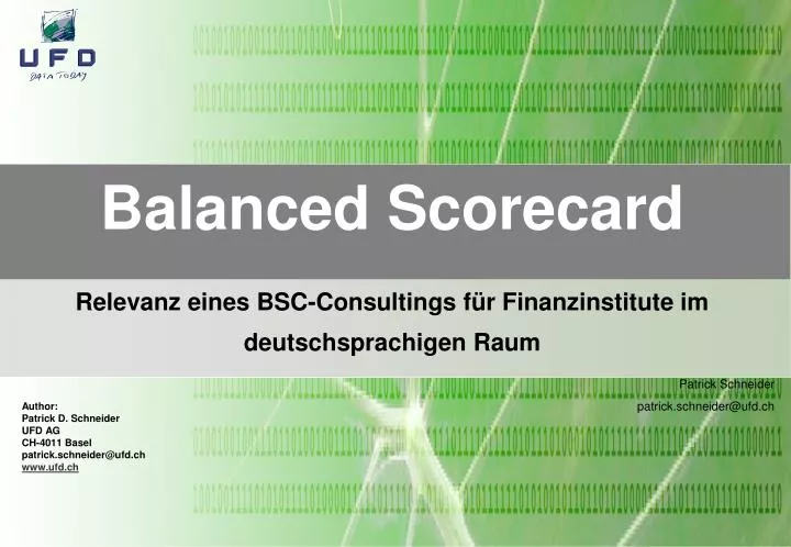 balanced scorecard relevanz eines bsc consultings f r finanzinstitute im deutschsprachigen raum