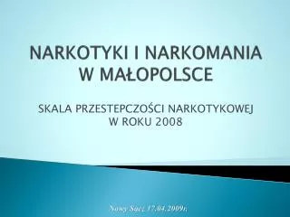 narkotyki i narkomania w ma opolsce