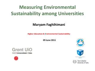 Measuring Environmental Sustainability among Universities