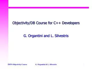 Objectivity/DB Course for C++ Developers