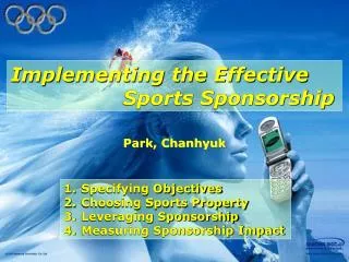 Implementing the Effective Sports Sponsorship