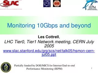 Monitoring 10Gbps and beyond