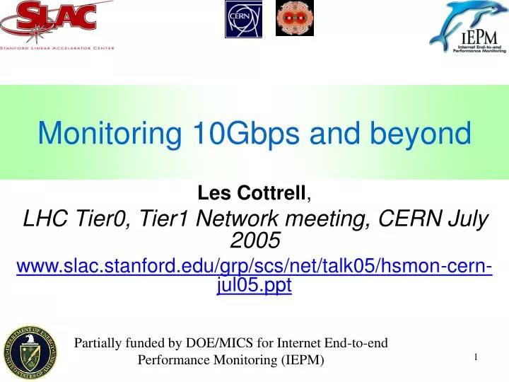 monitoring 10gbps and beyond