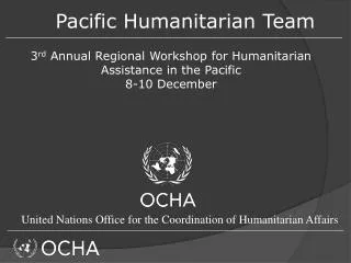 Pacific Humanitarian Team