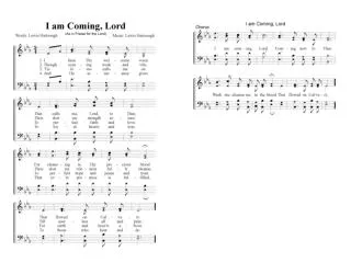 i am coming lord