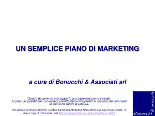 un semplice piano di marketing