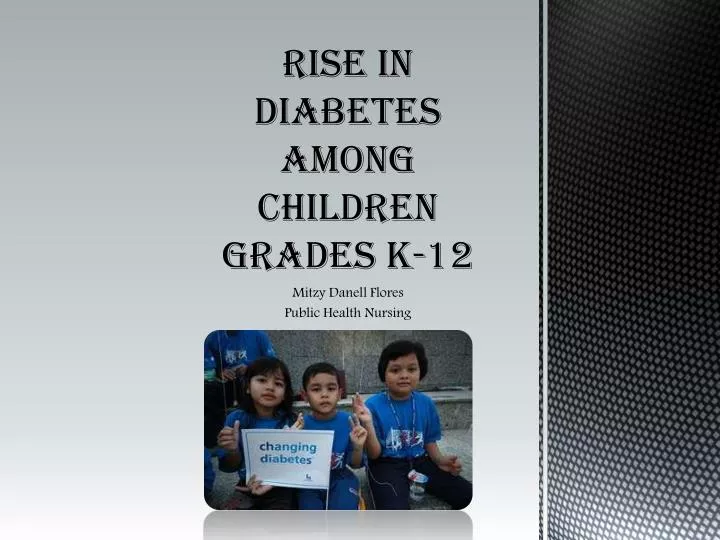 rise in diabetes among children grades k 12