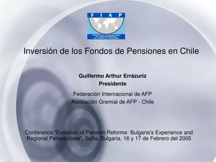 inversi n de los fondos de pensiones en chile